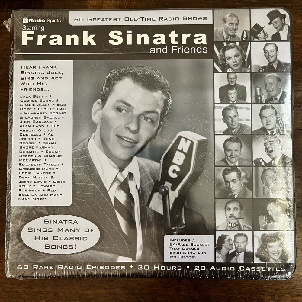 Frank Sinatra and Friends: 60 Radio Shows 20 AudioBook Cassettes - Brand New!